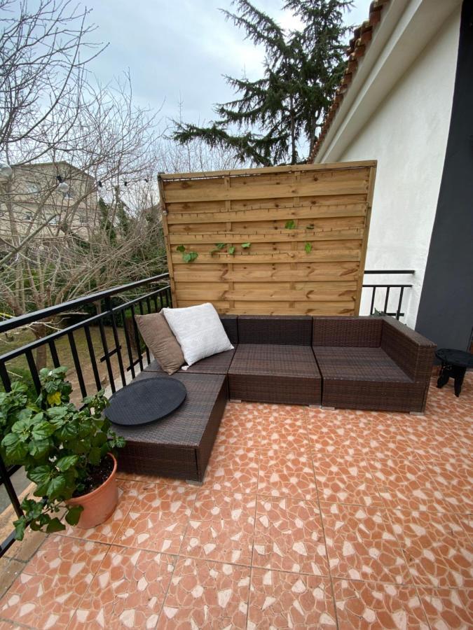 Charming Apartment In A Duplex With Garden & Balcony Cunit Exterior foto